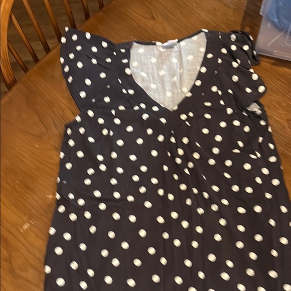 LuLaRoe Black and White Polka Dot Dress - Picture 12 of 15